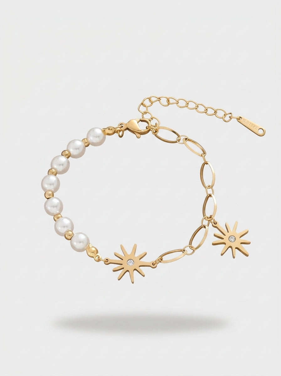 Luxe Chain Link Bracelet | 18K Gold Plated Stainless Steel | Adjustable