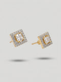 Micro Sparkle Studs | Diamond Studded | Gold Plated