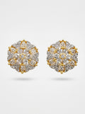Royal Mandala Studs | Diamond Studded | Gold Plated