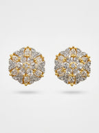 Royal Mandala Studs | Diamond Studded | Gold Plated