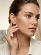 Micro Sparkle Studs | Diamond Studded | Gold Plated