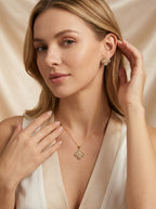 Clover Complete Set | Pendant & Earrings | Gold Plated