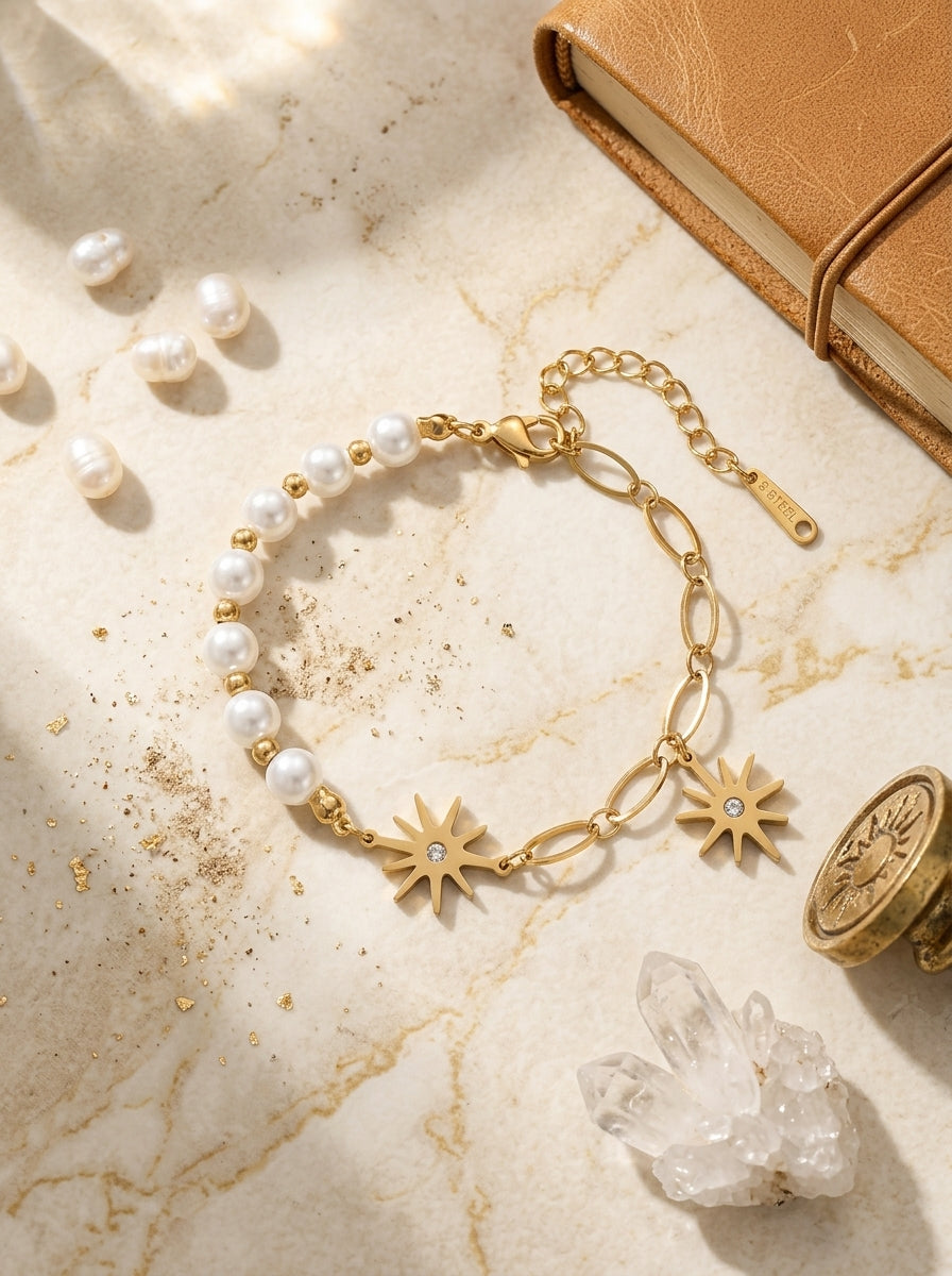 Luxe Chain Link Bracelet | 18K Gold Plated Stainless Steel | Adjustable