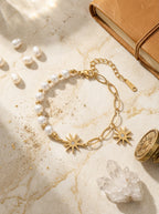 Luxe Chain Link Bracelet | 18K Gold Plated Stainless Steel | Adjustable