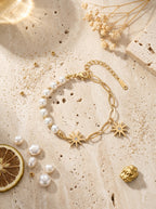 Luxe Chain Link Bracelet | 18K Gold Plated Stainless Steel | Adjustable