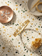 Regal Diamond Bangle | Gold Plated | Elegant Opening Design
