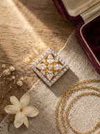 Petite Brilliance Studs | Diamond Studded | Gold Plated