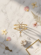 Luxe Butterfly Ring | Diamond Studded | Gold Plated